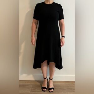 Calvin Klein Black High Low Dress